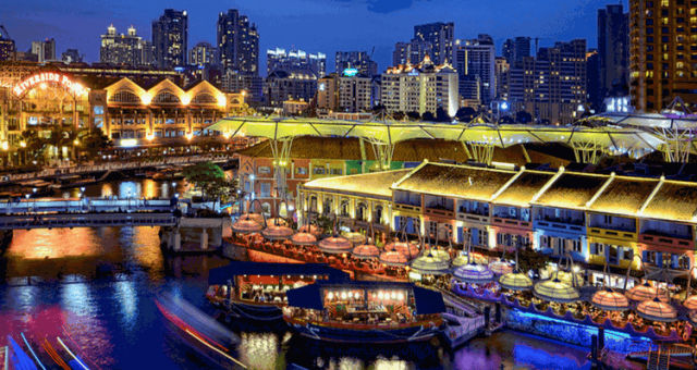 Clarke Quay Riverside Nightlife Explore Singapore