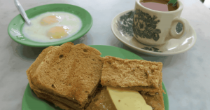 Soft-boiled Eggs with Kaya Toast