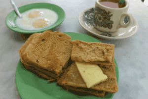 Kopi and Kaya Toast, Singapore