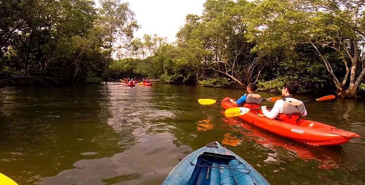 Kayaking at Khatib Bongsu