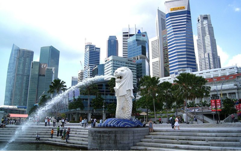 Singapore Merlion Park Attraction