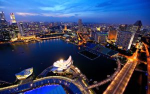 Singapore night view