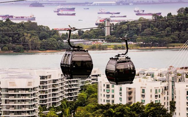 Everything About Sentosa Cable Car In Singapore - Ticket Price & Timings