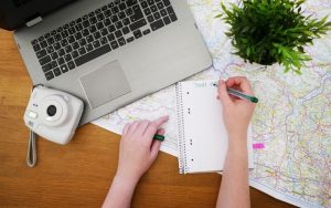 Planning travel itinerary